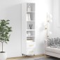 vidaXL Highboard Weiß 34,5x34x180 cm Holzwerkstoff vidaXL Highboard Weiß 34,5x34x180 cm Holzwerkstoff