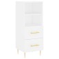 vidaXL Highboard Weiß 34,5x34x180 cm Holzwerkstoff vidaXL Highboard Weiß 34,5x34x180 cm Holzwerkstoff