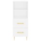 vidaXL Highboard Weiß 34,5x34x180 cm Holzwerkstoff vidaXL Highboard Weiß 34,5x34x180 cm Holzwerkstoff