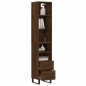 vidaXL Highboard Braun Eichen-Optik 34,5x34x180 cm Holzwerkstoff vidaXL Highboard Braun Eichen-Optik 34,5x34x180 cm Holzwerkstoff