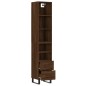 vidaXL Highboard Braun Eichen-Optik 34,5x34x180 cm Holzwerkstoff vidaXL Highboard Braun Eichen-Optik 34,5x34x180 cm Holzwerkstoff