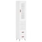 vidaXL Highboard Weiß 34,5x34x180 cm Holzwerkstoff vidaXL Highboard Weiß 34,5x34x180 cm Holzwerkstoff