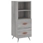 vidaXL Highboard Grau Sonoma 34,5x34x180 cm Holzwerkstoff vidaXL Highboard Grau Sonoma 34,5x34x180 cm Holzwerkstoff