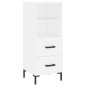 vidaXL Highboard Weiß 34,5x34x180 cm Holzwerkstoff vidaXL Highboard Weiß 34,5x34x180 cm Holzwerkstoff