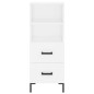 vidaXL Highboard Weiß 34,5x34x180 cm Holzwerkstoff vidaXL Highboard Weiß 34,5x34x180 cm Holzwerkstoff