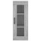 vidaXL Highboard Grau Sonoma 34,5x34x180 cm Holzwerkstoff vidaXL Highboard Grau Sonoma 34,5x34x180 cm Holzwerkstoff