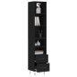 vidaXL Highboard Schwarz 34,5x34x180 cm Holzwerkstoff vidaXL Highboard Schwarz 34,5x34x180 cm Holzwerkstoff