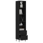 vidaXL Highboard Schwarz 34,5x34x180 cm Holzwerkstoff vidaXL Highboard Schwarz 34,5x34x180 cm Holzwerkstoff