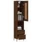 vidaXL Highboard Braun Eichen-Optik 34,5x34x180 cm Holzwerkstoff vidaXL Highboard Braun Eichen-Optik 34,5x34x180 cm Holzwerkstoff