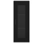 vidaXL Highboard Schwarz 34,5x34x180 cm Holzwerkstoff vidaXL Highboard Schwarz 34,5x34x180 cm Holzwerkstoff