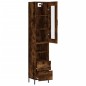 vidaXL Highboard Räuchereiche 34,5x34x180 cm Holzwerkstoff vidaXL Highboard Räuchereiche 34,5x34x180 cm Holzwerkstoff