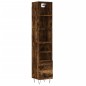 vidaXL Highboard Räuchereiche 34,5x34x180 cm Holzwerkstoff vidaXL Highboard Räuchereiche 34,5x34x180 cm Holzwerkstoff
