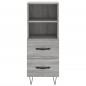 vidaXL Highboard Grau Sonoma 34,5x34x180 cm Holzwerkstoff vidaXL Highboard Grau Sonoma 34,5x34x180 cm Holzwerkstoff