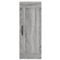 vidaXL Highboard Grau Sonoma 34,5x34x180 cm Holzwerkstoff vidaXL Highboard Grau Sonoma 34,5x34x180 cm Holzwerkstoff