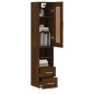 vidaXL Highboard Braun Eichen-Optik 34,5x34x180 cm Holzwerkstoff vidaXL Highboard Braun Eichen-Optik 34,5x34x180 cm Holzwerkstoff