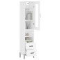 vidaXL Highboard Weiß 34,5x34x180 cm Holzwerkstoff vidaXL Highboard Weiß 34,5x34x180 cm Holzwerkstoff