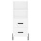 vidaXL Highboard Weiß 34,5x34x180 cm Holzwerkstoff vidaXL Highboard Weiß 34,5x34x180 cm Holzwerkstoff