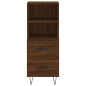 vidaXL Highboard Braun Eichen-Optik 34,5x34x180 cm Holzwerkstoff vidaXL Highboard Braun Eichen-Optik 34,5x34x180 cm Holzwerkstoff