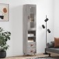 vidaXL Highboard Grau Sonoma 34,5x34x180 cm Holzwerkstoff vidaXL Highboard Grau Sonoma 34,5x34x180 cm Holzwerkstoff