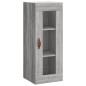 vidaXL Highboard Grau Sonoma 34,5x34x180 cm Holzwerkstoff vidaXL Highboard Grau Sonoma 34,5x34x180 cm Holzwerkstoff