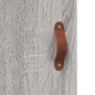 vidaXL Highboard Grau Sonoma 34,5x34x180 cm Holzwerkstoff vidaXL Highboard Grau Sonoma 34,5x34x180 cm Holzwerkstoff