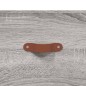 vidaXL Highboard Grau Sonoma 34,5x34x180 cm Holzwerkstoff vidaXL Highboard Grau Sonoma 34,5x34x180 cm Holzwerkstoff