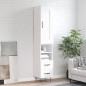 vidaXL Highboard Weiß 34,5x34x180 cm Holzwerkstoff vidaXL Highboard Weiß 34,5x34x180 cm Holzwerkstoff