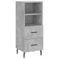 vidaXL Highboard Betongrau 34,5x34x180 cm Holzwerkstoff vidaXL Highboard Betongrau 34,5x34x180 cm Holzwerkstoff