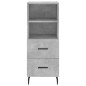 vidaXL Highboard Betongrau 34,5x34x180 cm Holzwerkstoff vidaXL Highboard Betongrau 34,5x34x180 cm Holzwerkstoff