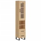 vidaXL Highboard Sonoma-Eiche 34,5x34x180 cm Holzwerkstoff vidaXL Highboard Sonoma-Eiche 34,5x34x180 cm Holzwerkstoff