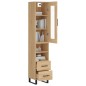 vidaXL Highboard Sonoma-Eiche 34,5x34x180 cm Holzwerkstoff vidaXL Highboard Sonoma-Eiche 34,5x34x180 cm Holzwerkstoff