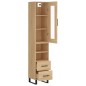 vidaXL Highboard Sonoma-Eiche 34,5x34x180 cm Holzwerkstoff vidaXL Highboard Sonoma-Eiche 34,5x34x180 cm Holzwerkstoff