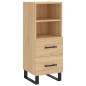 vidaXL Highboard Sonoma-Eiche 34,5x34x180 cm Holzwerkstoff vidaXL Highboard Sonoma-Eiche 34,5x34x180 cm Holzwerkstoff