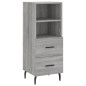 vidaXL Highboard Grau Sonoma 34,5x34x180 cm Holzwerkstoff vidaXL Highboard Grau Sonoma 34,5x34x180 cm Holzwerkstoff
