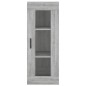 vidaXL Highboard Grau Sonoma 34,5x34x180 cm Holzwerkstoff vidaXL Highboard Grau Sonoma 34,5x34x180 cm Holzwerkstoff