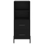 vidaXL Highboard Schwarz 34,5x34x180 cm Holzwerkstoff vidaXL Highboard Schwarz 34,5x34x180 cm Holzwerkstoff