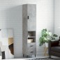 vidaXL Highboard Betongrau 34,5x34x180 cm Holzwerkstoff vidaXL Highboard Betongrau 34,5x34x180 cm Holzwerkstoff
