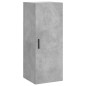 vidaXL Highboard Betongrau 34,5x34x180 cm Holzwerkstoff vidaXL Highboard Betongrau 34,5x34x180 cm Holzwerkstoff