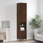 vidaXL Highboard Braun Eichen-Optik 34,5x34x180 cm Holzwerkstoff vidaXL Highboard Braun Eichen-Optik 34,5x34x180 cm Holzwerkstoff