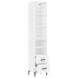 vidaXL Highboard Weiß 34,5x34x180 cm Holzwerkstoff vidaXL Highboard Weiß 34,5x34x180 cm Holzwerkstoff