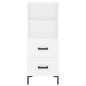 vidaXL Highboard Weiß 34,5x34x180 cm Holzwerkstoff vidaXL Highboard Weiß 34,5x34x180 cm Holzwerkstoff