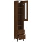 vidaXL Highboard Braun Eichen-Optik 34,5x34x180 cm Holzwerkstoff vidaXL Highboard Braun Eichen-Optik 34,5x34x180 cm Holzwerkstoff