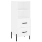 vidaXL Highboard Weiß 34,5x34x180 cm Holzwerkstoff vidaXL Highboard Weiß 34,5x34x180 cm Holzwerkstoff
