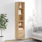 vidaXL Highboard Sonoma-Eiche 34,5x34x180 cm Holzwerkstoff vidaXL Highboard Sonoma-Eiche 34,5x34x180 cm Holzwerkstoff