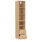 vidaXL Highboard Sonoma-Eiche 34,5x34x180 cm Holzwerkstoff vidaXL Highboard Sonoma-Eiche 34,5x34x180 cm Holzwerkstoff