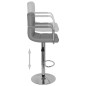 Barhocker 2 Stk. Grau Kunstleder Barhocker 2 Stk. Grau Kunstleder