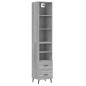 vidaXL Highboard Grau Sonoma 34,5x34x180 cm Holzwerkstoff vidaXL Highboard Grau Sonoma 34,5x34x180 cm Holzwerkstoff