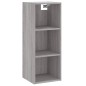 vidaXL Highboard Grau Sonoma 34,5x34x180 cm Holzwerkstoff vidaXL Highboard Grau Sonoma 34,5x34x180 cm Holzwerkstoff