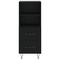 vidaXL Highboard Schwarz 34,5x34x180 cm Holzwerkstoff vidaXL Highboard Schwarz 34,5x34x180 cm Holzwerkstoff