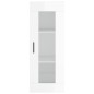 vidaXL Highboard Hochglanz-Weiß 34,5x34x180 cm Holzwerkstoff vidaXL Highboard Hochglanz-Weiß 34,5x34x180 cm Holzwerkstoff